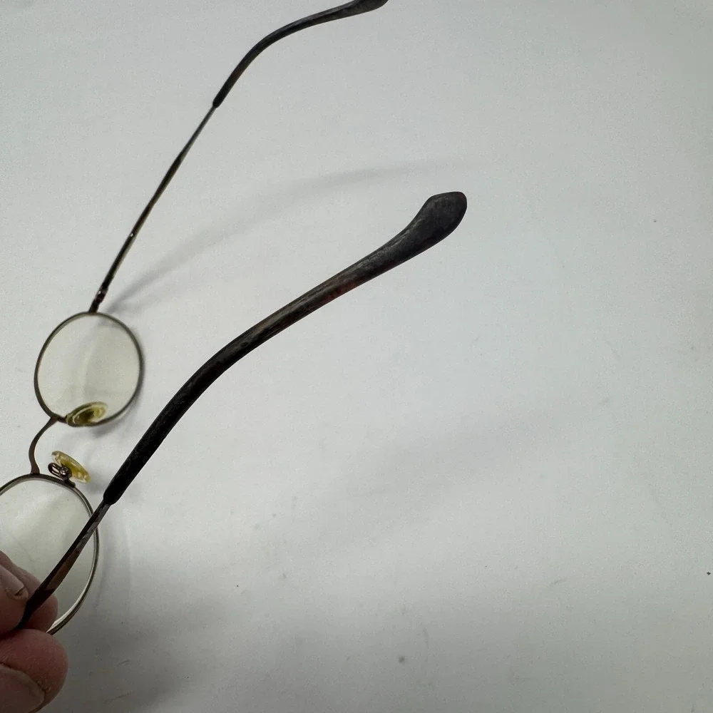 Vintage‎ Sunglasses w/ Magnetic Changeable Lenses Hippy Round Frames